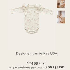 Jamie Kay Periwinkle floral bodysuit